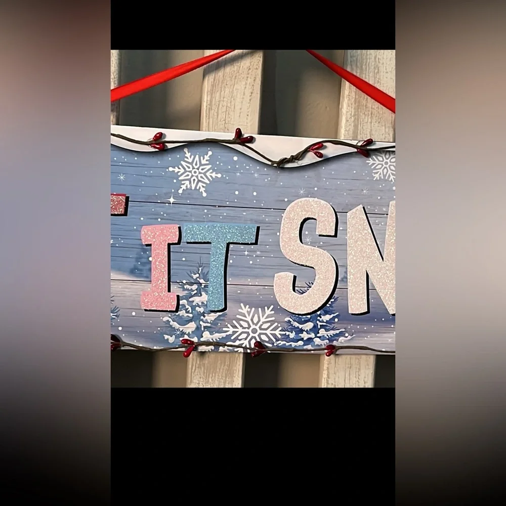 Clearance ~ ⭐️ A 2 for $14 item ⭐️ Christmas Holiday Door or Wall Hanging 🎄🆕🎄